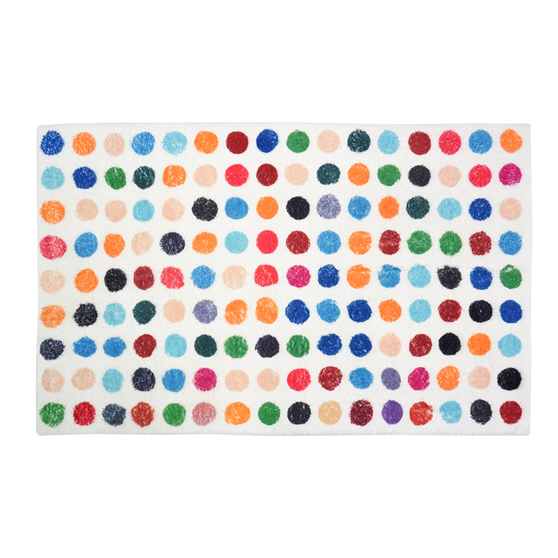 Colorful Element Dots Bath Mat
