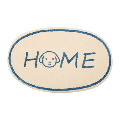 Home Dog and Cat Oval Bath Mat