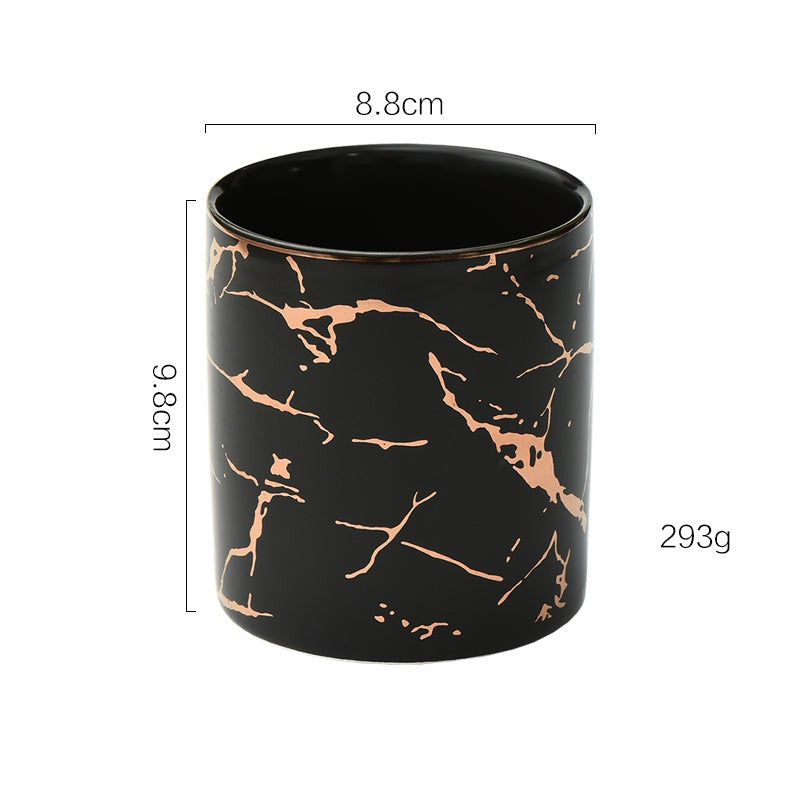 Nordic Style Marble Texture Mug, Ceramic Cup for Coffee or Tea
