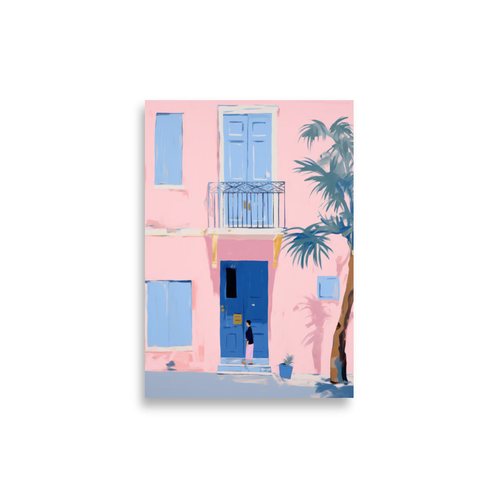 House with Blue Door