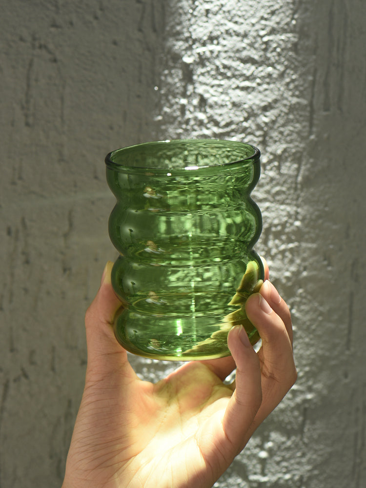 Colorful Glass Mug, Round-Shape Cup - view 3