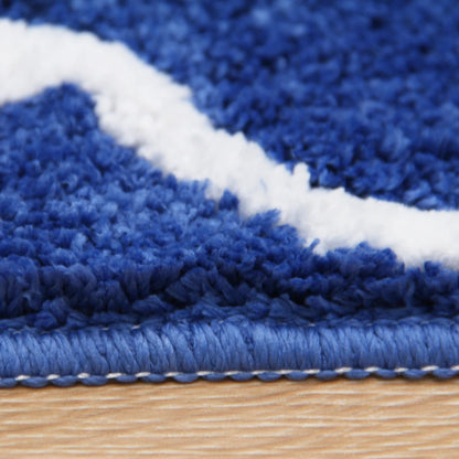 Blue Moroccan Ultra Soft Bathroom Rug - Feblilac® Mat