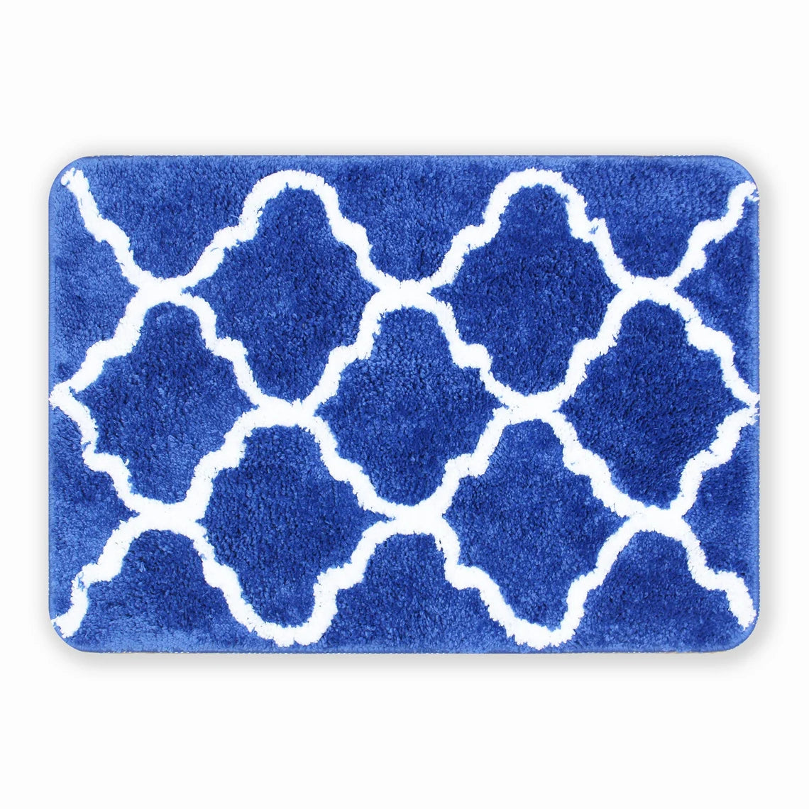 Blue Moroccan Ultra Soft Bathroom Rug - Feblilac® Mat