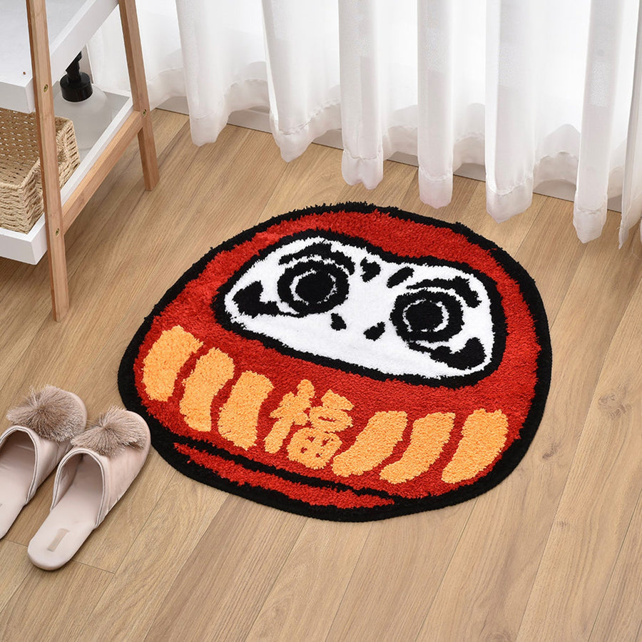Cute Red Bodhidharma Bath Mat - Feblilac® Mat