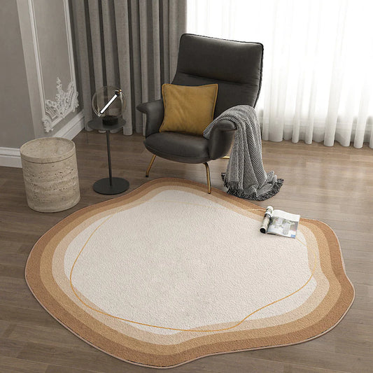 Irregular Round Light Luxury Plush Carpet - Feblilac® Mat