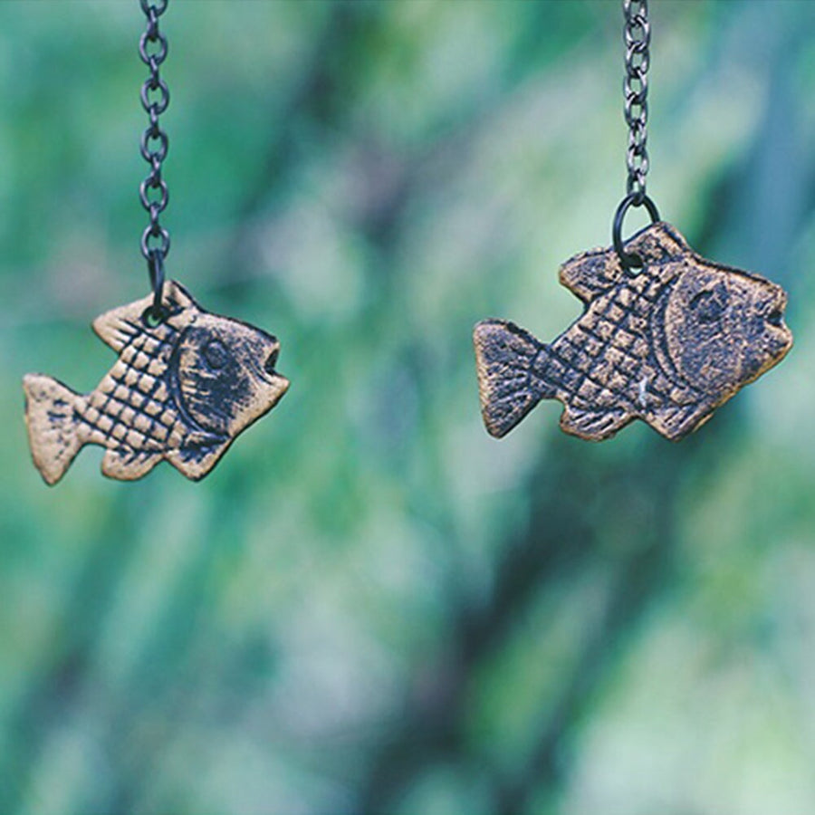 Metal Bell Fish Wind Chime, Japanese Style Iron Bell Ring Windchime - view 3