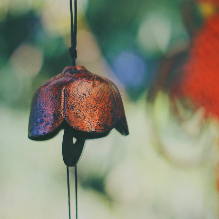 Metal Sakura Blossom Wind Chime - view 2