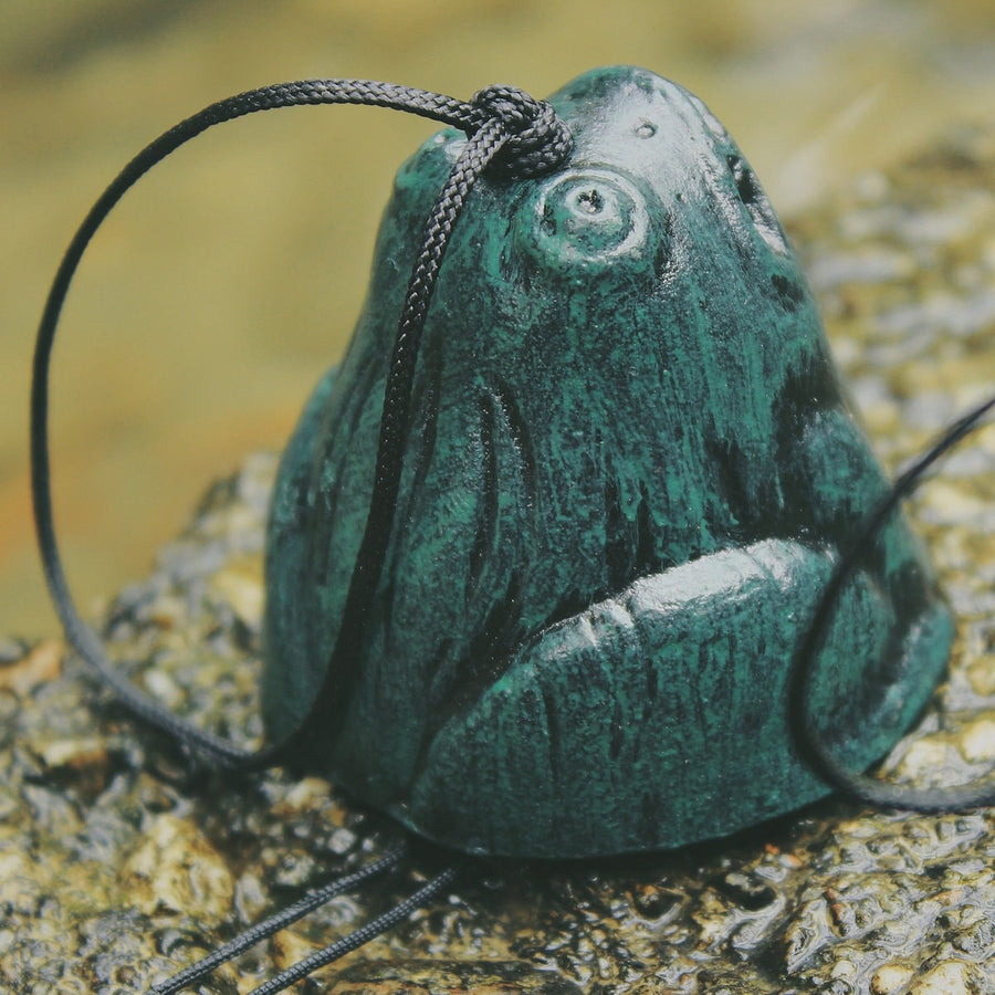 Japanese Style Metal Frog Wind Chime - view 4