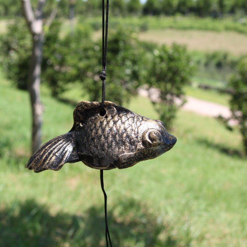 Japanese Style Wind Chime Wind Bell Ring, Cute Animal Shape Metal Chime - view 2