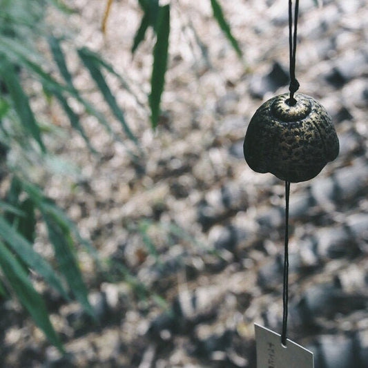 Japanese Style Metal Flower Wind Chime