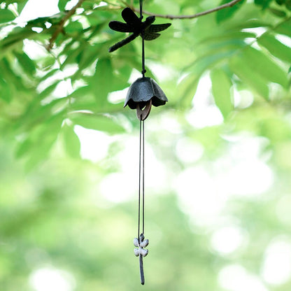 Dragonfly Wind Chime, Japanese Style Iron Bell Ring Windchime