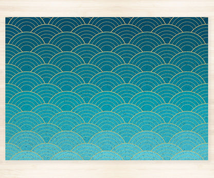 Japanese Wave Entrance Door Mat - Feblilac® Mat