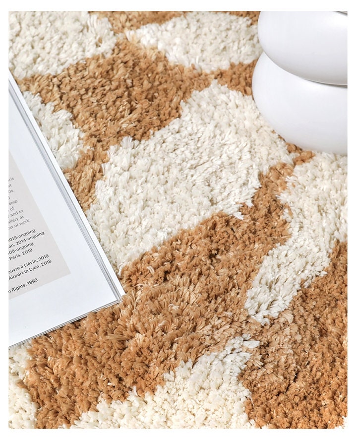 Minimalism Checkerboard Series Abstract Rug, Small Area Rug - view 2