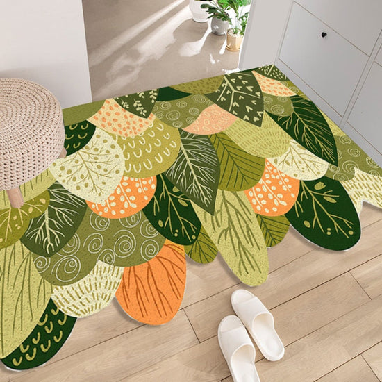 Feblilac Green Forest Door Entrance Mat Rug Mom‘s Day Gift Feblilac® Mat