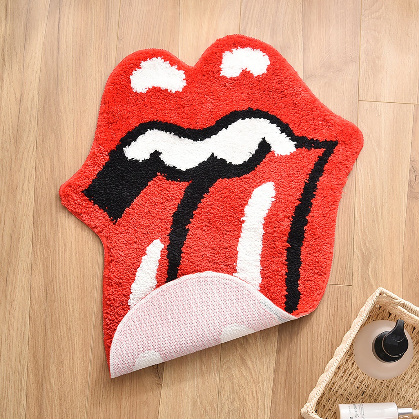 Funny Red Tongue Bath Mat Rugs