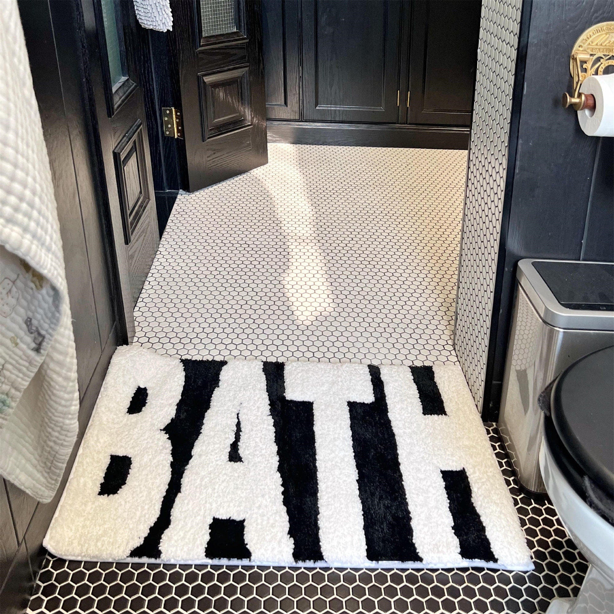 Bath Rug, Non-Slip Bath Mat, Cute Bath Mat, Funny Bath Rugs, Bath Floor Mat, Unique Home Decor, Modern Bathroom Decor, Housewarming Gifts