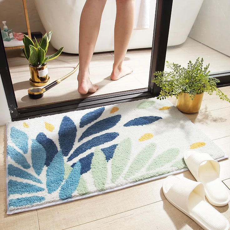 15x23 Bathroom Absorbent Soft Bath Mat Shower Rug Floor Carpet Non Slip  Pad US