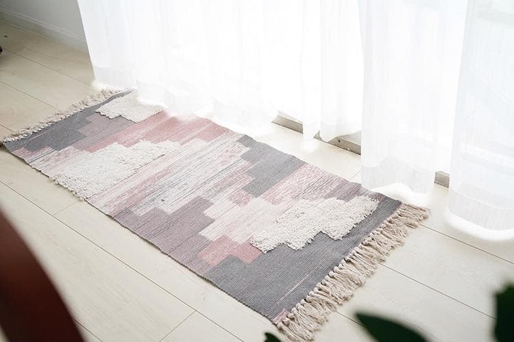 Maya Woven Cotton Artisanal Rug - Feblilac® Mat