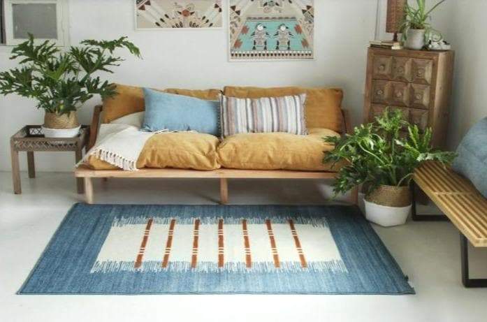 Denim Effect Mat Rug Carpet - Feblilac® Mat