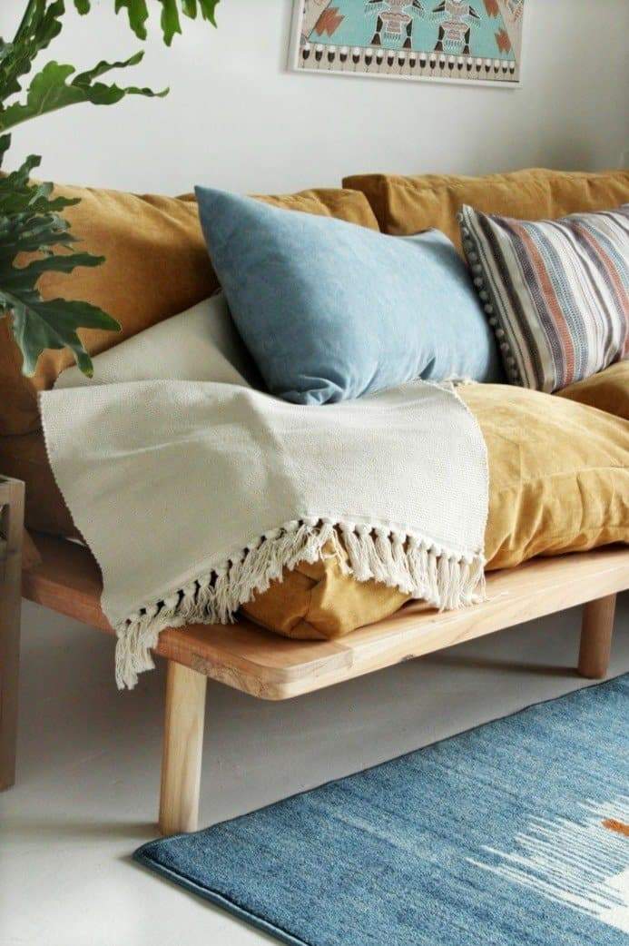 Denim Effect Mat Rug Carpet - Feblilac® Mat
