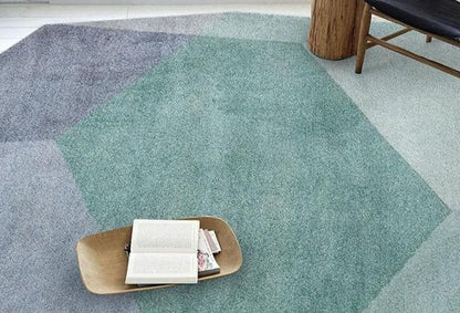 Jade Prism Polygon Mat Rug Carpet - Feblilac® Mat