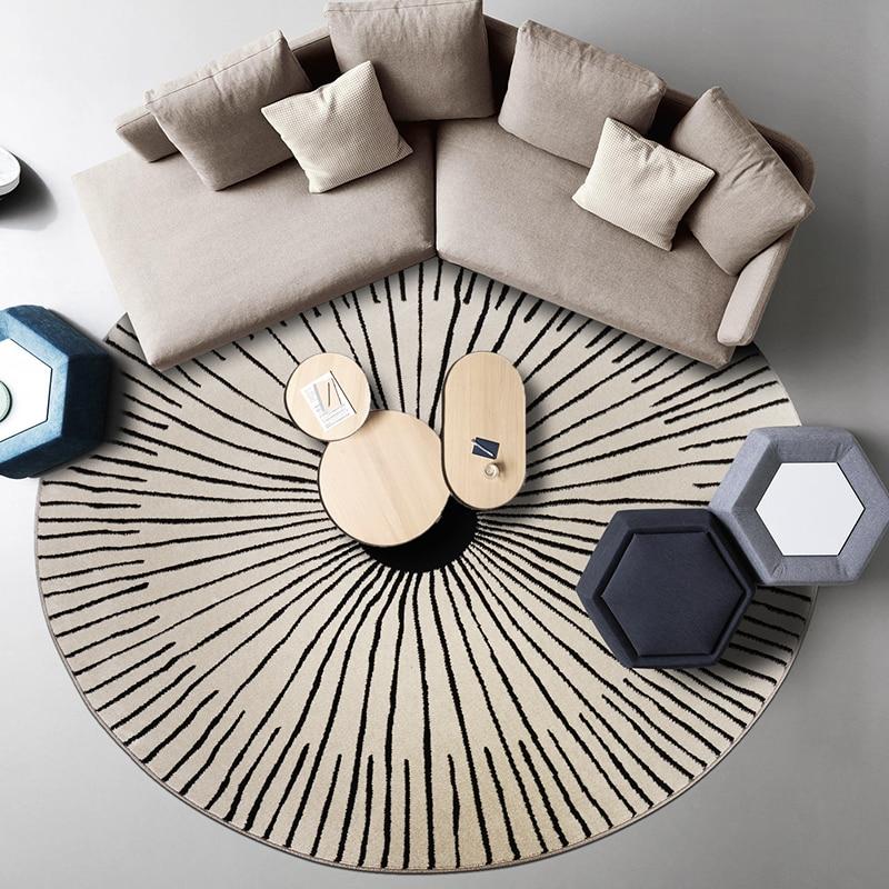 The Dara Round Floor Rugs Collection Carpet - Feblilac® Mat