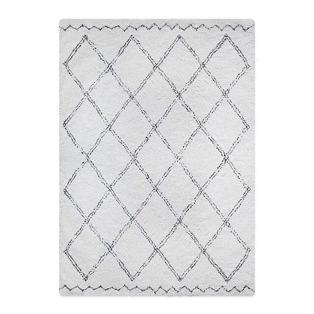 Atlas Diamond Shag Mat Rug Carpet - Feblilac® Mat