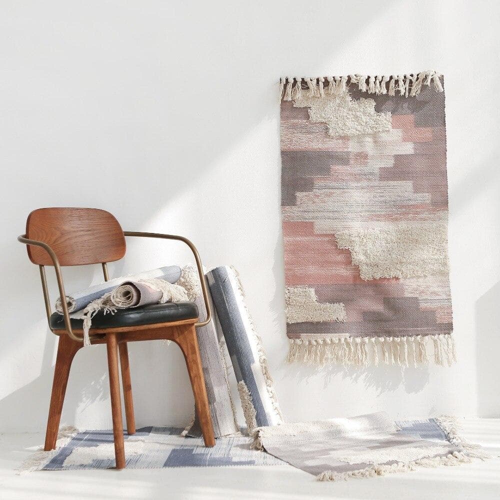 Maya Woven Cotton Artisanal Rug - Feblilac® Mat