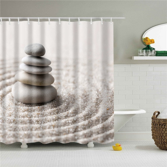 Desert Stone Shower Curtains - view 3
