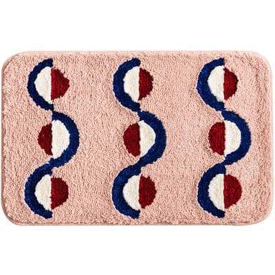 Spring Geo Bath Mat 16x24inches - Feblilac® Mat