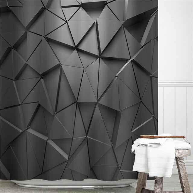Granite Stone Shower Curtains - view 2