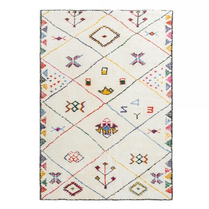 Geo Abstract Printed Fleece Mat Rug Carpet - Feblilac® Mat