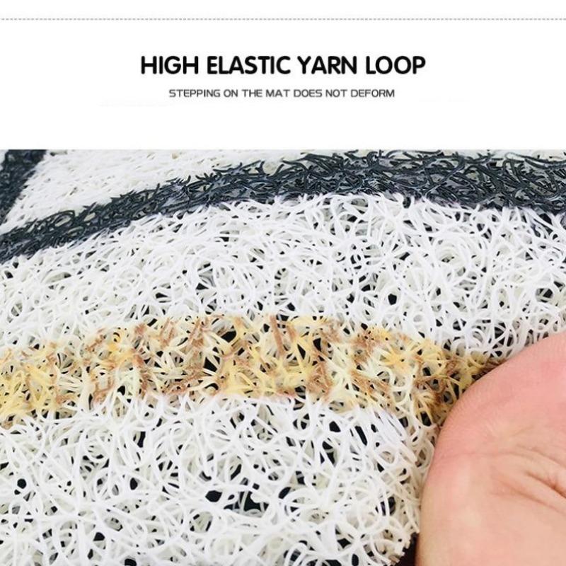 Geometric Customizable Anti-Slip PVC Loop Pile Doorway Mats - Feblilac® Mat