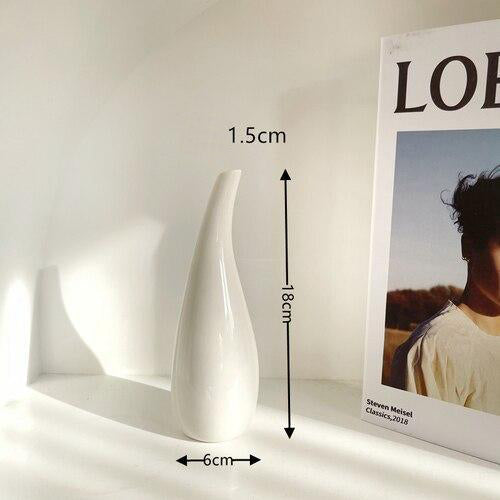 Ceramic Pastel Waterdrop Vase - view 4