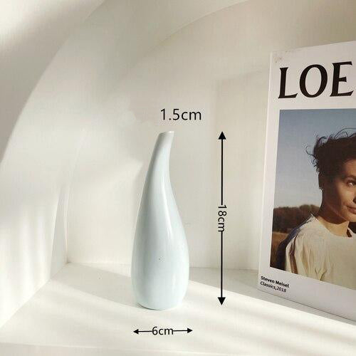 Ceramic Pastel Waterdrop Vase