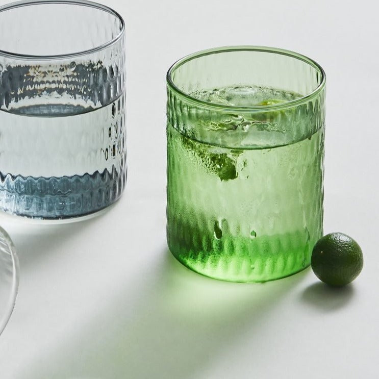 Dotted Glass Cups - 6 Colours