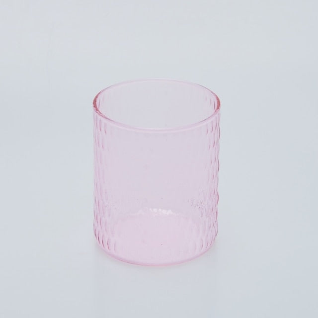 Dotted Glass Cups - 6 Colours