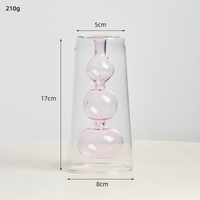 Bubbly Glass Vases