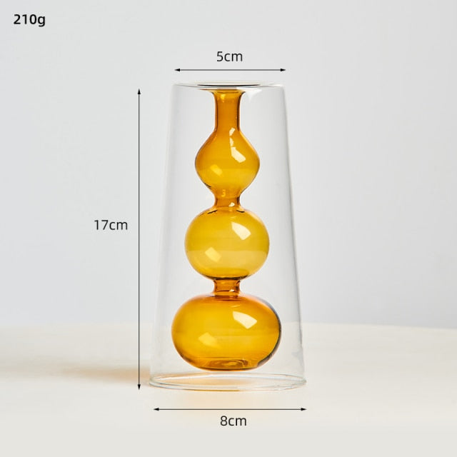 Bubbly Glass Vases