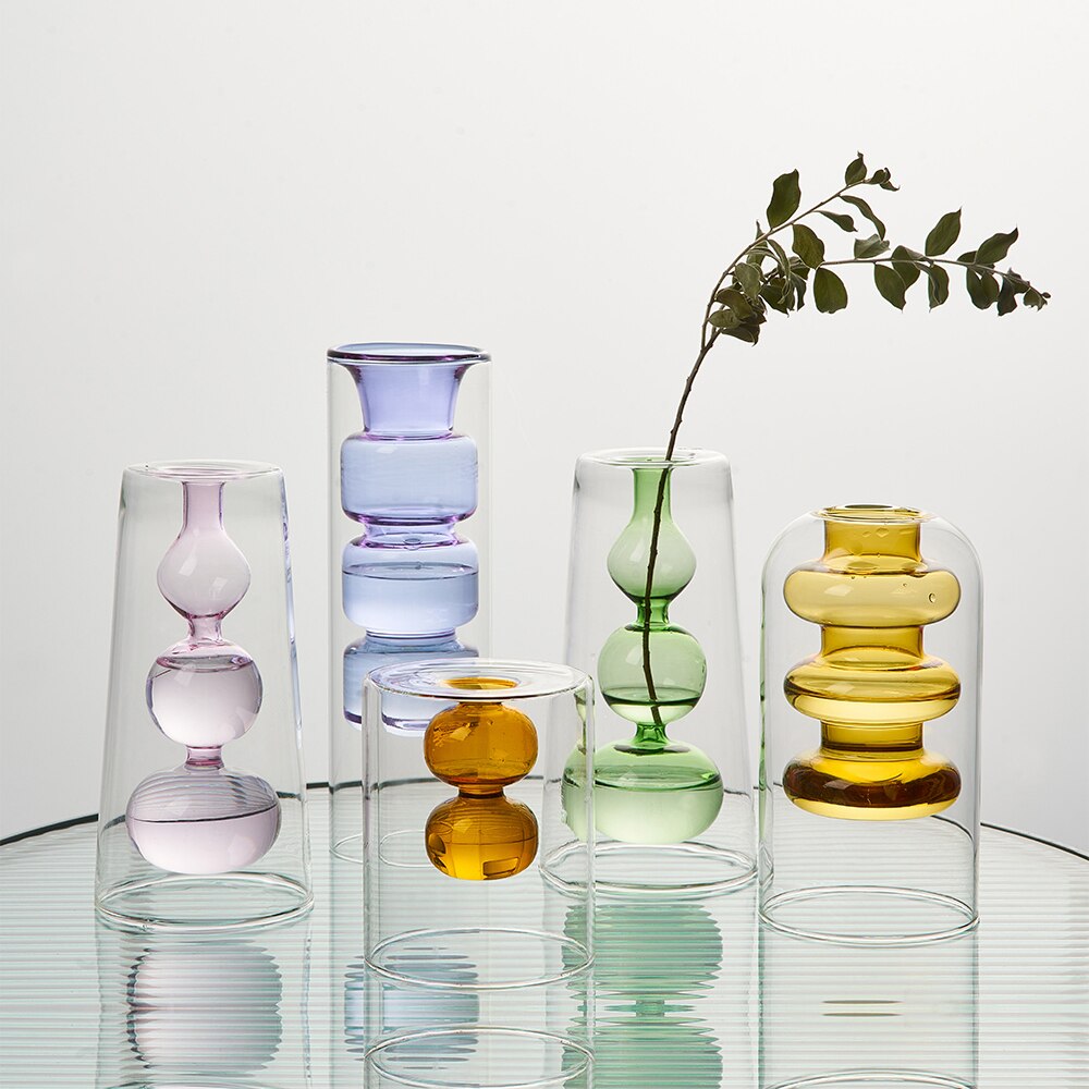 Bubbly Glass Vases