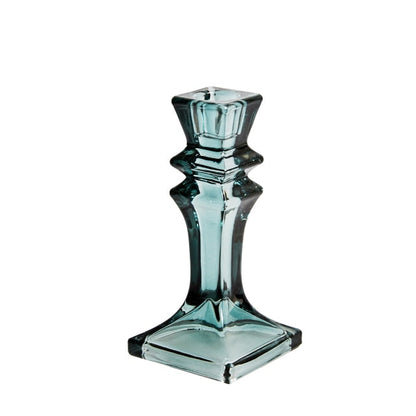 Colourful Vintage Style Glass Candleholder