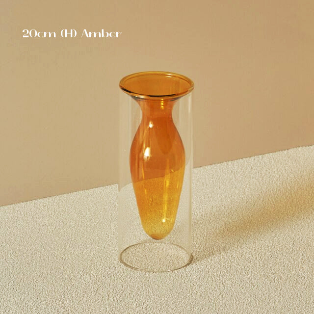 Colourful Bubbly Glass Vase - view 14
