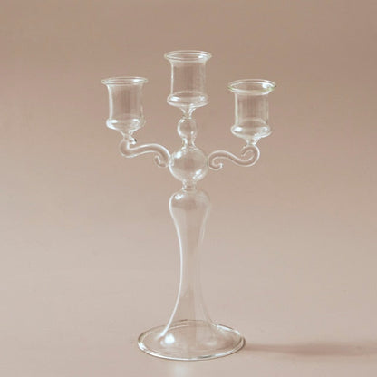 Vintage Glass Candleholder