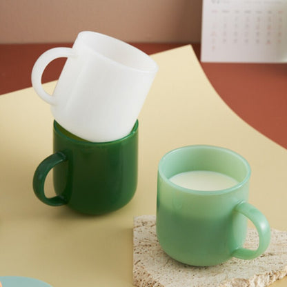 Retro Jade Glass Mug