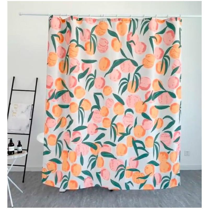 Peaches Shower Curtain