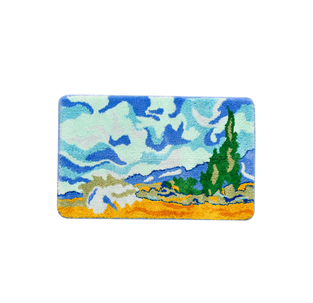 Colorful artistic mat by Feblilac